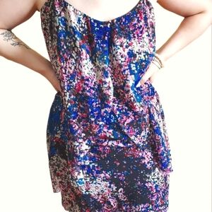 Kensie Multicoloured Speckle Mini Dress Size L